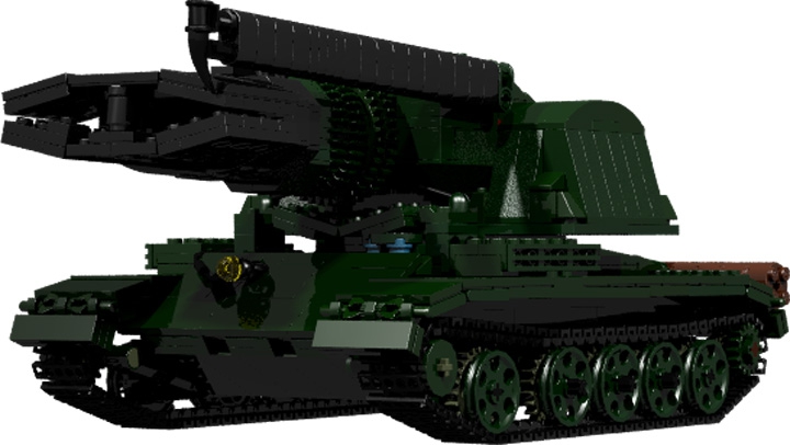LEGO MOC - LDD-contest '20th-century military equipment‎' - Gas-Dynamic Minesweeper 'Warm-T': 'В изложении документа это выглядело так: 'При воздействии газодинамической струи на покров дороги с разрушенным асфальтовым покрытием происходит выброс грунта и щебня, отчетливо обнажаются все неровности...' Говоря проще, экипаж срывал маскировочный покров с мин, 'забитых' в каменистое ложе. Они представали взору подобно орехам, очищенным от скорлупы.'
