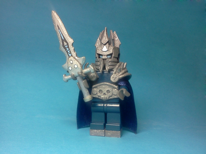 LEGO MOC - Конкурс LEGO-кастомизаторов 'Blizzard Character' - Lich King (Arthas Menethil): 'Во славу плети!'