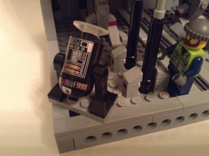 LEGO MOC - New Year's Brick 3015 - Завтра была война...: Вот такой вот прожектор)