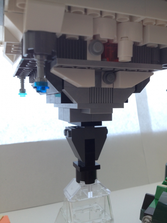 LEGO MOC - New Year's Brick 3015 - Новый год в облаках: Нижняя часть платформы.