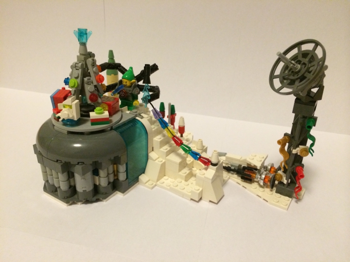 LEGO MOC - New Year's Brick 3015 - Отдел получения писем с других планет: Так выглядит отдел спереди