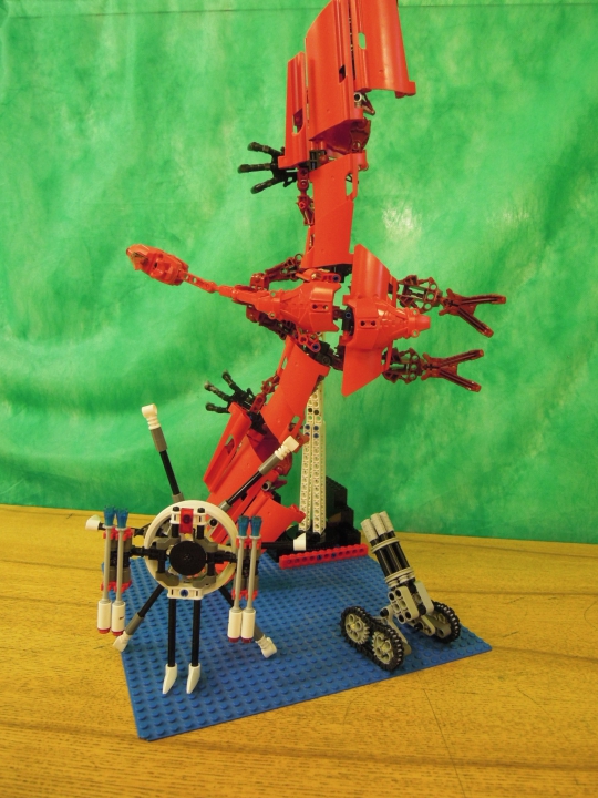 LEGO MOC - Jurassic World - Нападение на птеродактиля