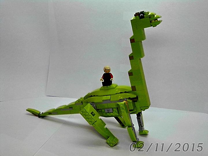 LEGO MOC - Jurassic World - Трагическая былина о зауроподе: Вот и сказочке конец, а кто проголосует - Молодец! ;-)