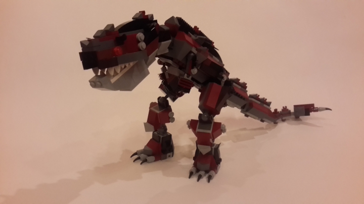 LEGO MOC - Jurassic World - Корнотавр. : Вид спереди.