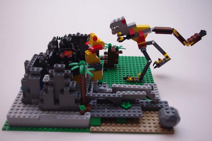 LEGO MOC - Jurassic World - Один день из жизни аллозавра: -Отдай мне их!