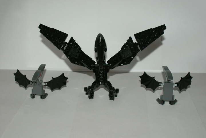 LEGO MOC - Jurassic World - Легкая добыча?: Семья птеранодонов - вид сзади