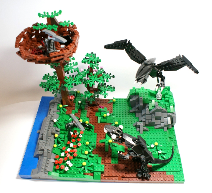 LEGO MOC - Jurassic World - Легкая добыча?: Ракурс 1