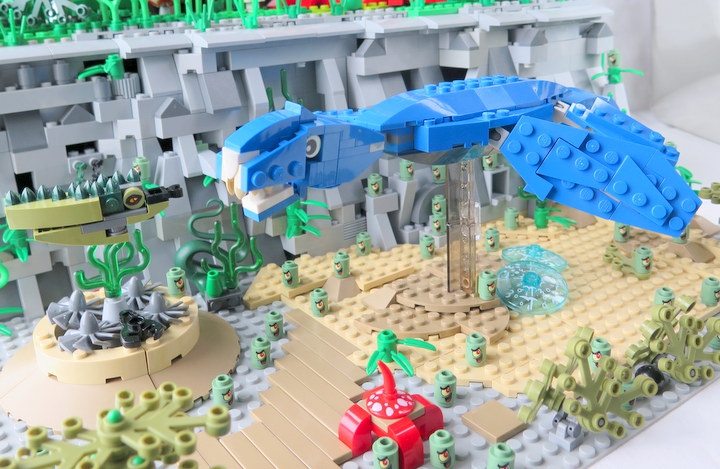 LEGO MOC - Jurassic World - Три стихии: Начнём с обитателей вод: