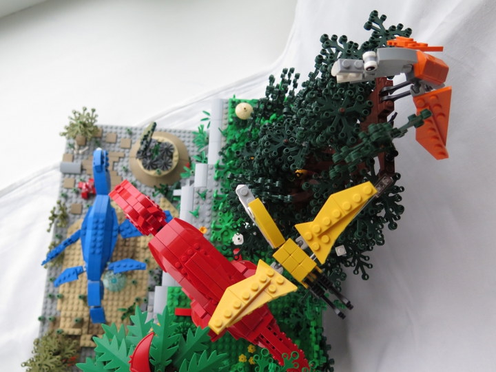 LEGO MOC - Jurassic World - Три стихии: Взглянем с высоты
