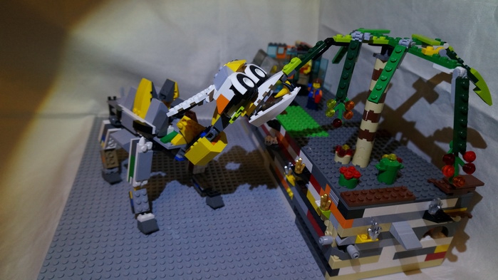 LEGO MOC - Jurassic World - Путешественники во времени: Ням-ням!