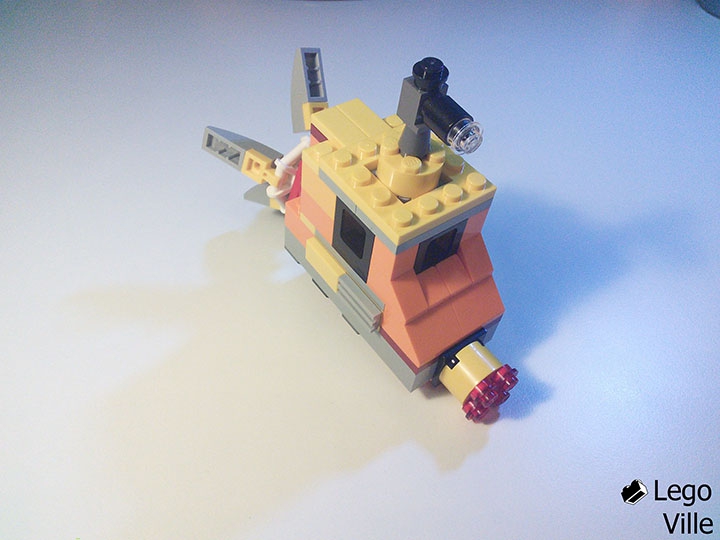 LEGO MOC - Submersibles - Желтая подводная лодка