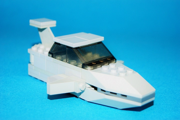 LEGO MOC - Submersibles - Подводный аппарат класса 'Акула': Сам аппарат.