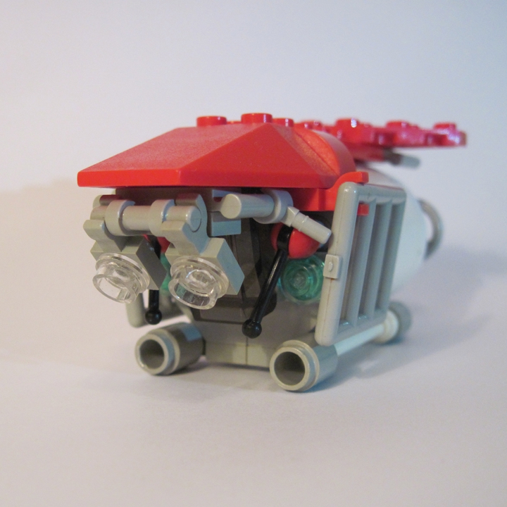 LEGO MOC - Submersibles - Глубоководный обитаемый аппарат 'Мир-3': Вид спереди