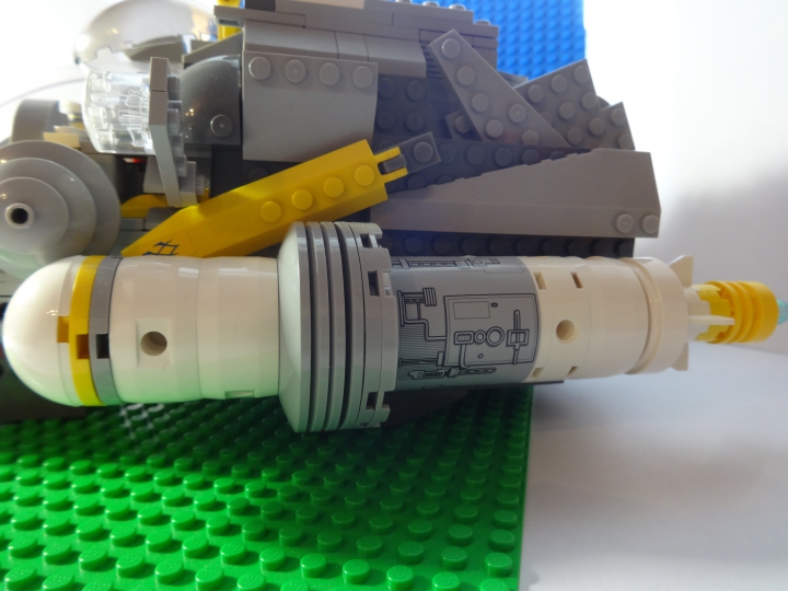 LEGO MOC - Submersibles -  Глубоководный исследовательский батискаф: <br />
