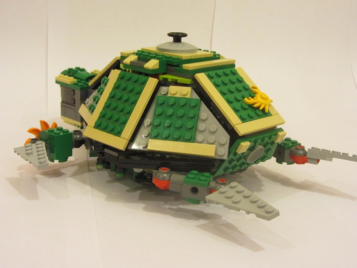 LEGO MOC - Submersibles - Тортилус: Общий вид 3\4