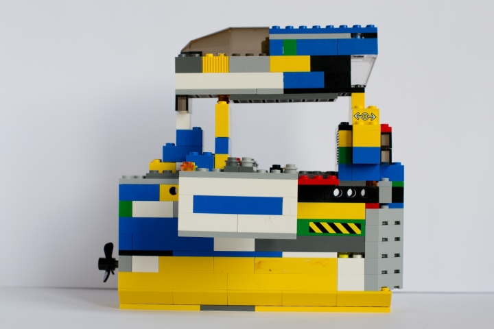 LEGO MOC - Submersibles - ПОДВОДНАЯ СТАНЦИЯ ДЛЯ ИССЛЕДОВАНИЯ ОКЕАНА: Вид сбоку