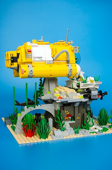 LEGO MOC - Submersibles - FLOUNDER EX-1