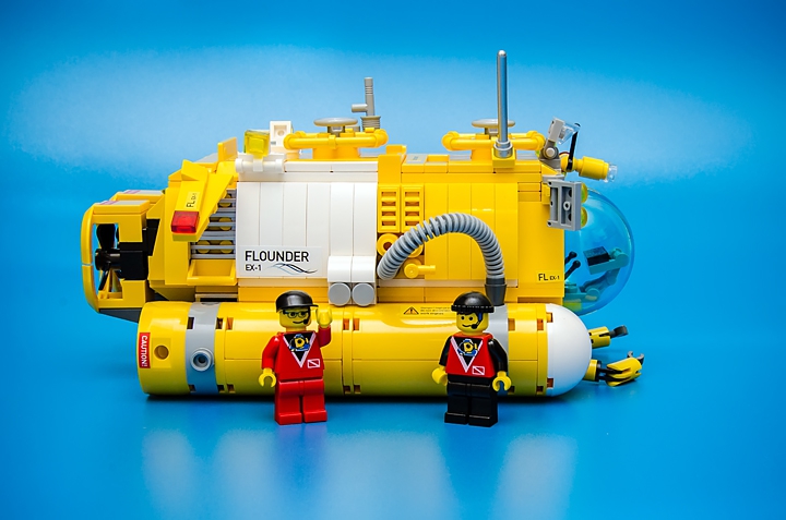 LEGO MOC - Submersibles - FLOUNDER EX-1: Экипаж