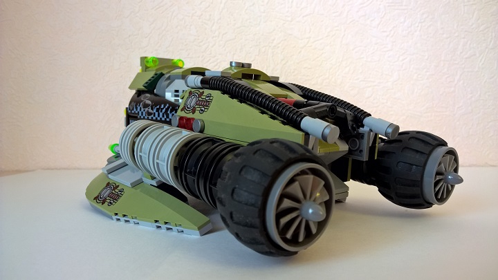 LEGO MOC - Submersibles - Подлодка глубинного агента: ррум-ррум! О, какие мощные турбины! Бобби доволен. В его пластмассовых мозгах рождается идея устроить подводные гонки.