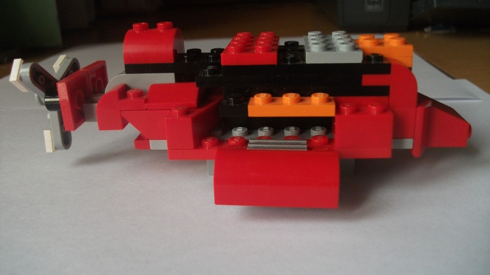 LEGO MOC - Submersibles - Моя подводная лодка: Вид сбоку