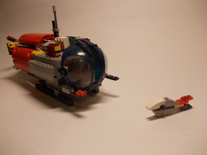 LEGO MOC - Submersibles - Батискаф: Редкие рыбы