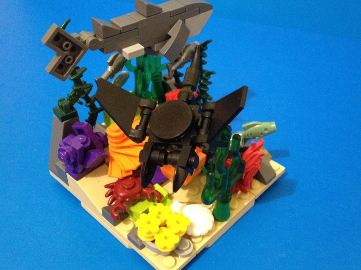 LEGO MOC - Battle of the Masters 'In cube' - Океан в кубе.
