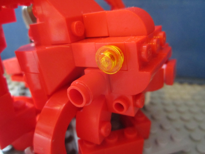 LEGO MOC - Battle of the Masters 'In cube' - Бой со спрутами.: Глаза и ноздри спрута