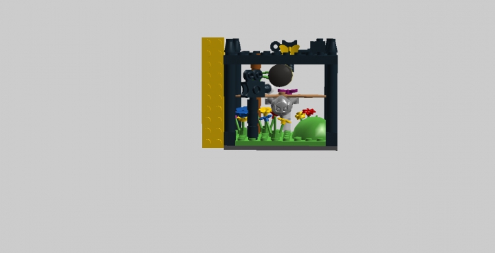 LEGO MOC - Battle of the Masters 'In cube' - КИНОСТУДИЯ: Мерка показывает, что работа не выходит за рамки.