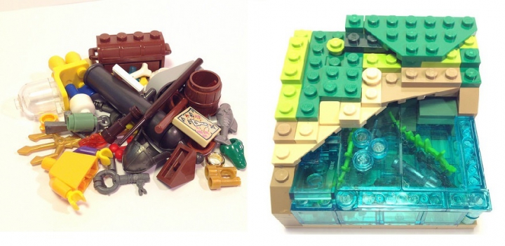 LEGO MOC - Battle of the Masters 'In cube' - РЫБАЛКА. Найди отличия.: А это уже совсем другая история...