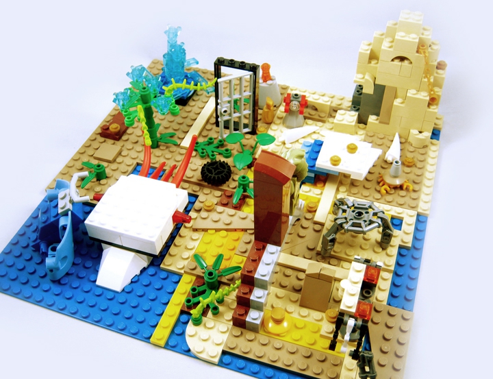 LEGO MOC - Инопланетная жизнь - Однажды на планете Пескор: ...