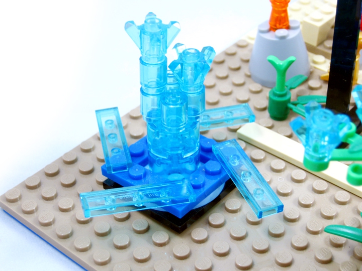 LEGO MOC - Инопланетная жизнь - Однажды на планете Пескор: Фонтан. =)