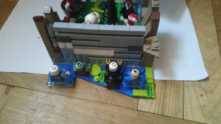 LEGO MOC - Инопланетная жизнь - Планета 'Земля змей' : 2. Моя работа сзади. 