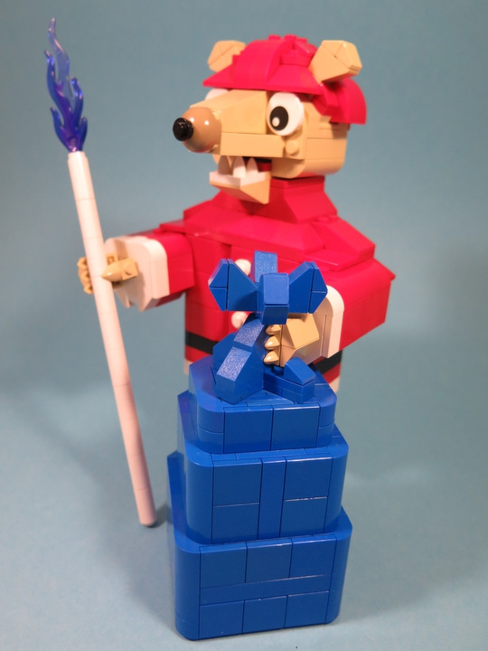 LEGO MOC - New Year's Brick 2016 - Новогодний Мышь: И БООООЛЬШОЙ мешок подарков!