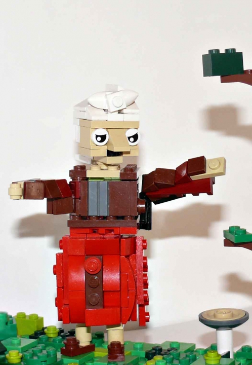 LEGO MOC - Russian Tales' Wonders - Баба-Яга ( к сказке 'Царевна-Лягушка'): ...колдует Баба-Яга