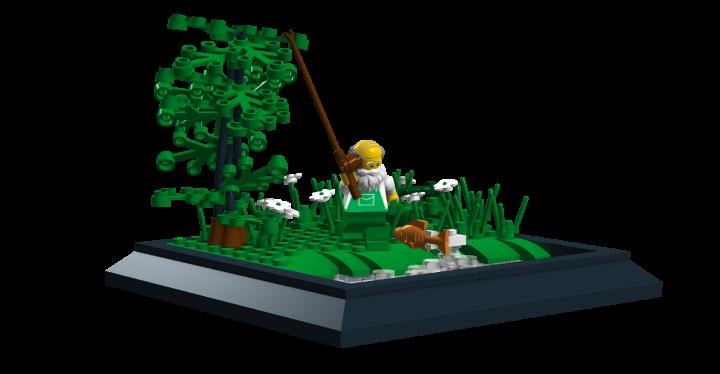 LEGO MOC - Russian Tales' Wonders - The Tale of the Fisherman and the Fish: The MOC from another angle.
