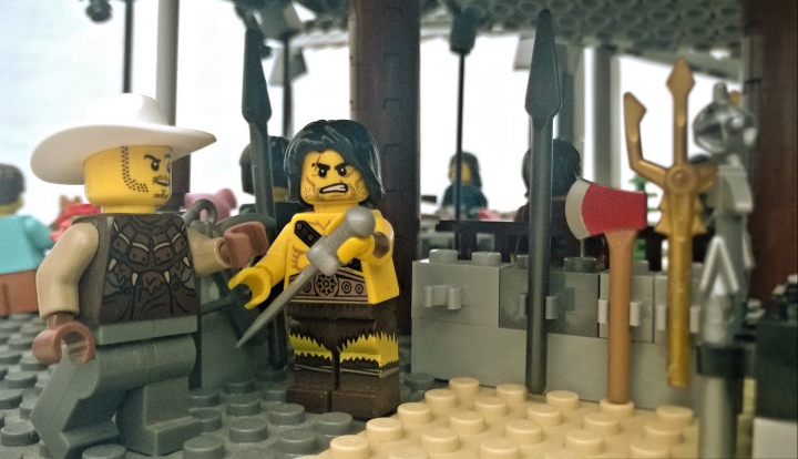 LEGO MOC - Russian Tales' Wonders - БУЛАТ-МОЛОДЕЦ