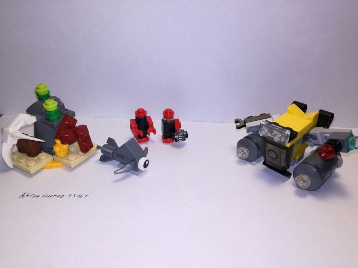 LEGO MOC - Contests of miniatures. DEEP SEA SUBMARINE - Deep Sea Submarine