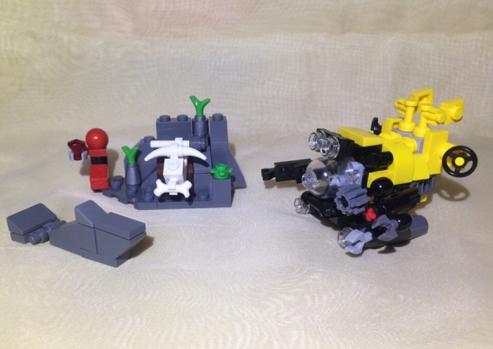LEGO MOC - Contests of miniatures. DEEP SEA SUBMARINE - Deep Sea Submarine