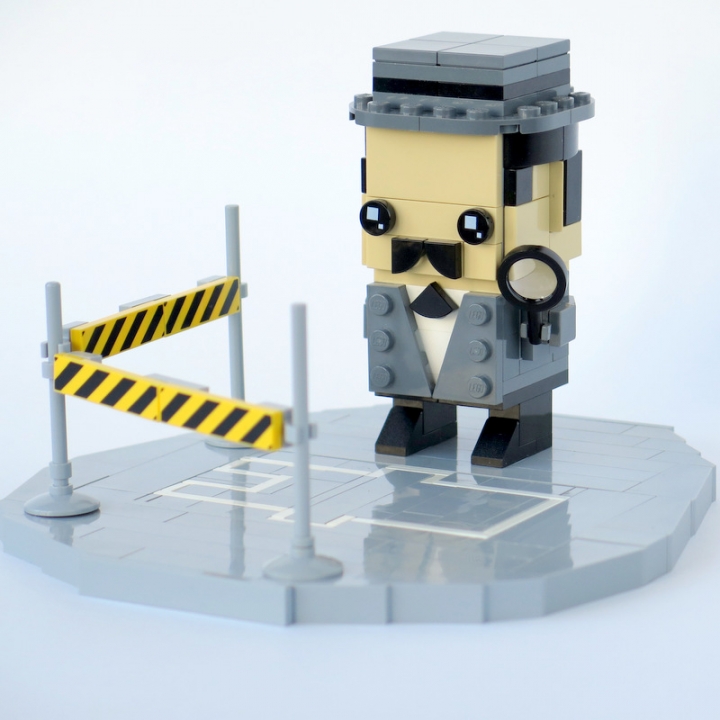 LEGO MOC - Detective Contest - Brick Detective: Самый знаменитый детектив прибыл на место преступления.