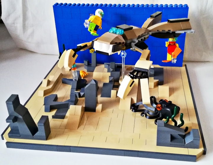 LEGO MOC - Fantastic Beasts And Who Dreams Of Them - Алмазный аллигатор : Общий вид
