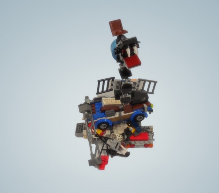 LEGO MOC - Fantastic Beasts And Who Dreams Of Them - Мусорный змей