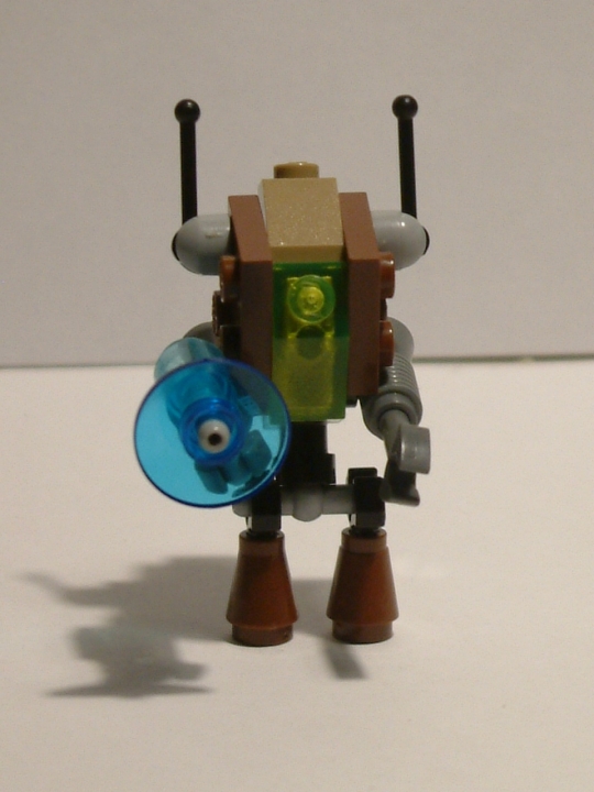 LEGO MOC - 16x16: Mech - Мехи на исследовании далеких планет: Охранный мех, оснащённый плазмомётом. Неизвестная планета всё-таки