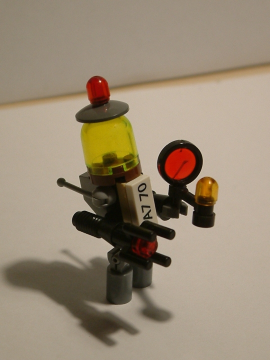 LEGO MOC - 16x16: Mech - Мехи на исследовании далеких планет: Исследовательский мех с инфракрасным сканером для поиска...