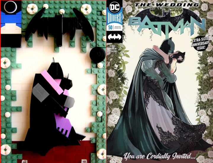 LEGO MOC - 16x16: Batman-80 - Batman: Comics Cover: Batman #50 The Wedding