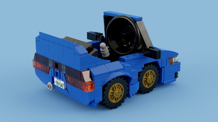 LEGO MOC - 16x16: Chibi - Impact Blue - быстрейшие на Усуи: </i>Что до подруг, разъезжающих на синем Nissan <a href='https://en.wikipedia.org/wiki/Sileighty'>Sileighty</a> по горному проезду Усуи - они появляются на пути главного героя Такуми Фудзивары с 16 эпизода 1 стадии, а далее перемещаются в разряд протагонистов в двух полнометражных 'экстра-стадиях'. <i>