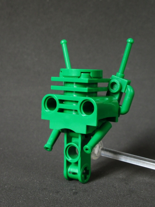LEGO MOC - 16x16: Chibi - Зелёный Человечек