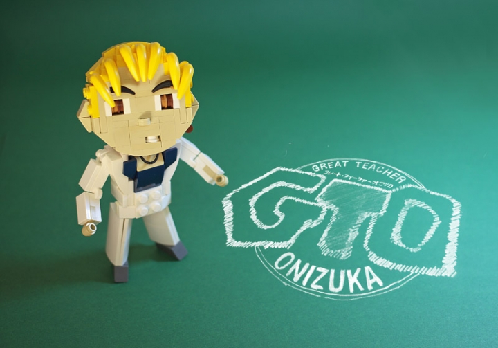 LEGO MOC - 16x16: Chibi - Крутой Учитель Онидзука: <br><br />
<br>