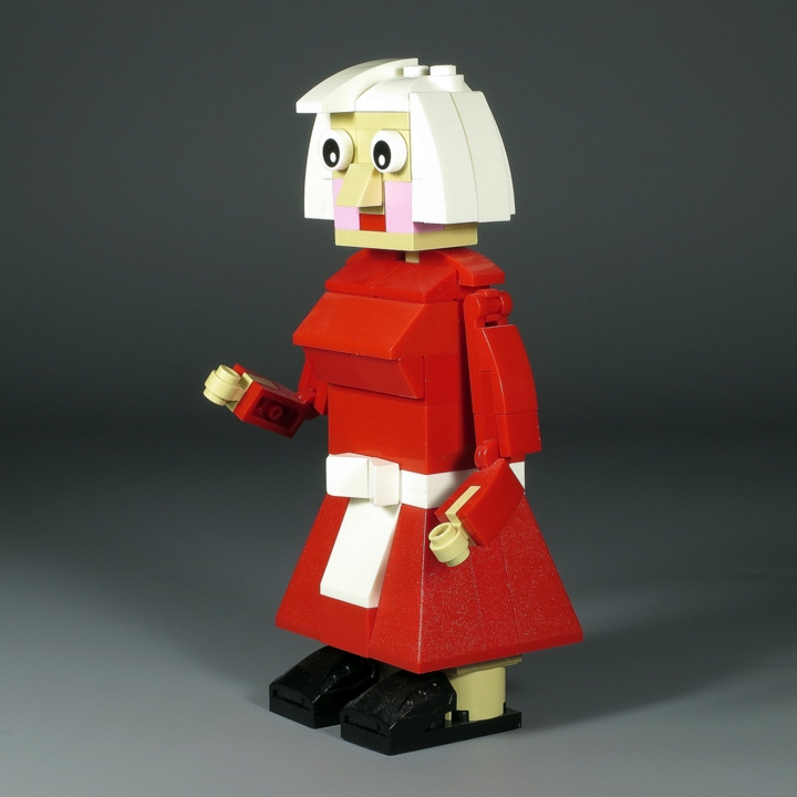 LEGO MOC - 16x16: Chibi - Babushka, Dedushka & Kolobok: </i>'But, Dear! We don't heave bread!'<br><i><br />
('Но, Дорогой! У  нас нет хлеба!)