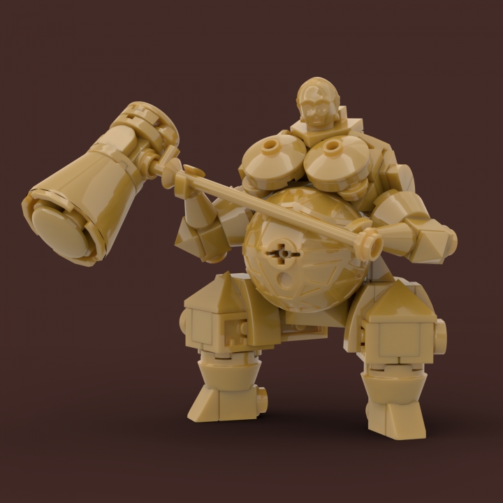 LEGO MOC - 16x16: Duel - Sunbro VS Fat Guy from DARK SOULS: Палач Смоуг - огромный мужик в не менее огромной броне, с огромным молотом в виде перечницы. Он мог бы стать одним из Четырех Рыцарей Гвина - супер-элитного отряда драконоборцев (одним из которых был его приятель Орнштейн), но не прошел допинг-пробу - чтобы стать сильнее, он подсыпал себе в пищу молотые кости своих жертв. <br />
А вообще, если закрыть глаза на его каннибализм - он довольно приятный парень. И побежденного вами Орнштейна жестоко добьет, и колонны, которые мешают нормально наблюдать за противниками, к чертям разнесет.