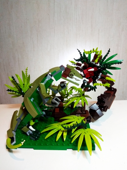 LEGO MOC - 16x16: Duel - Доисторический Поединок